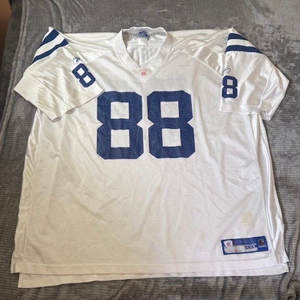 Reebok NFL Indianapolis Colts Marvin Harrison 88 Jersey Mens 4XL White Mesh